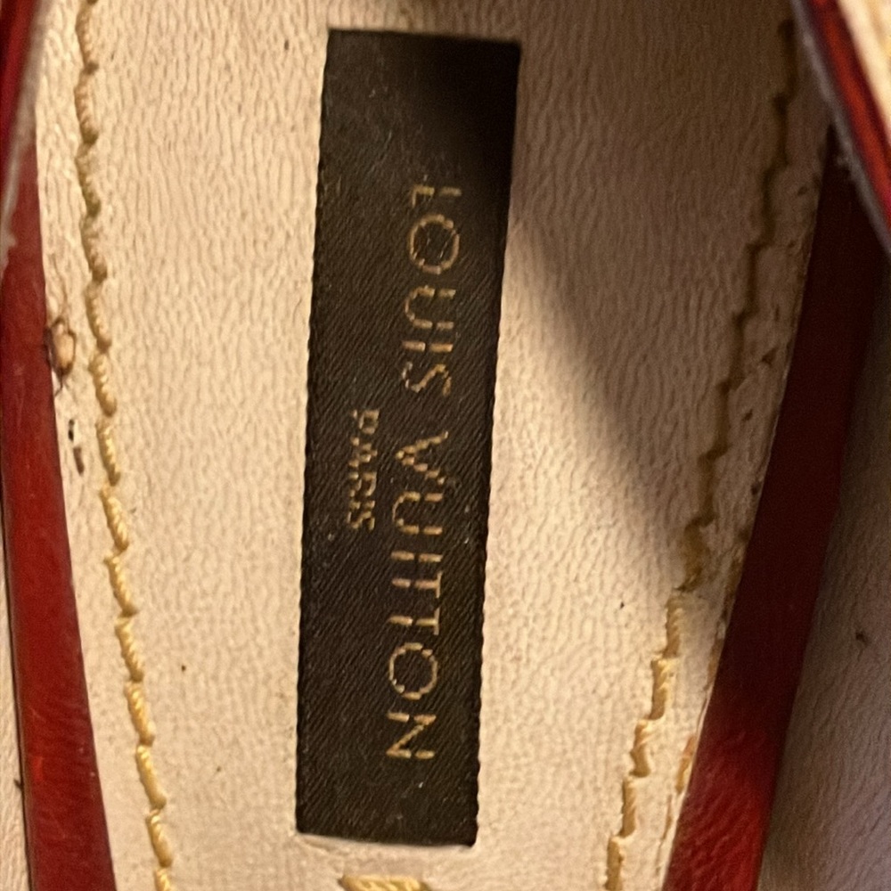 Vintage Louis Vintage goat skin leather heels. - Picture 3 of 9